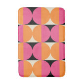 Geometrisches Halbquadrat und Kreismuster Badematte (Vorderseite Vertikal)