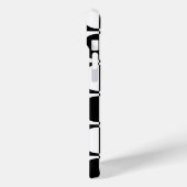 Geometrisches Halbquadrat und Kreismuster Case-Mate iPhone Hülle (Rückseite / Links)