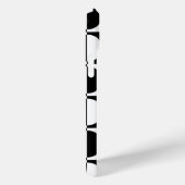 Geometrisches Halbquadrat und Kreismuster Case-Mate iPhone Hülle (Rückseite / Rechts)