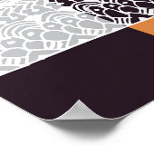 Geometrisches Handgezeichnet: Kreative Nahtlose Do Poster (Ecke)