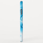 Geometrisches hellblaues abstraktes Case-Mate iPhone hülle (Hinten/Rechts)