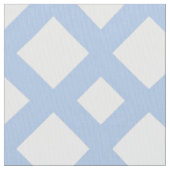 Geometrisches hellblaues Gitter mit weißen Stoff (Nahaufnahme)