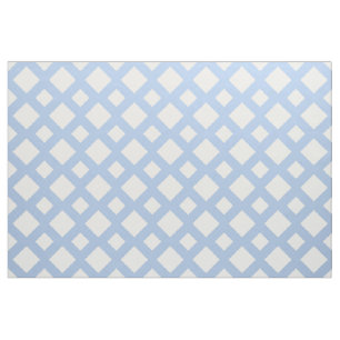 Geometrisches hellblaues Gitter mit weißen Stoff