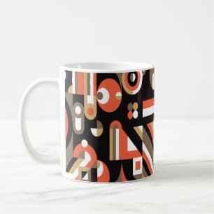 Geometrisches Hintergrunddesign. Abstraktes Kunstw Kaffeetasse