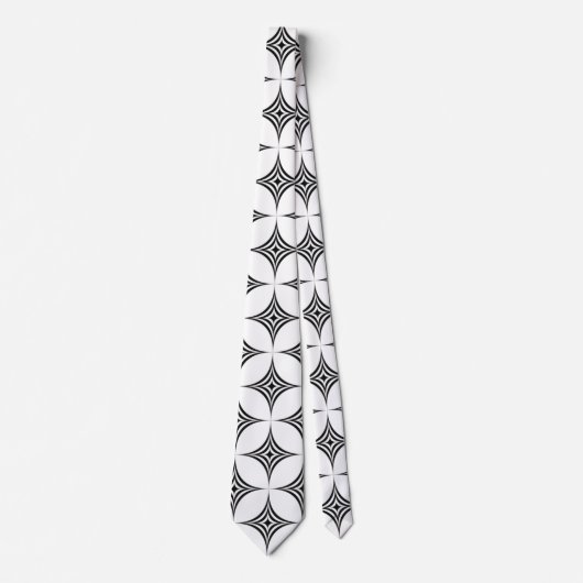 geometrisches Hintergrundmuster Krawatte (Vorderseite)