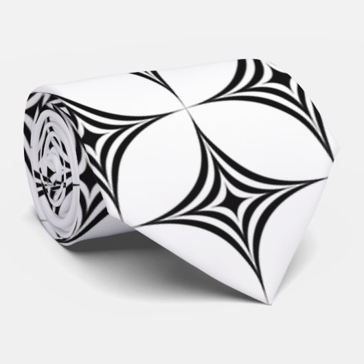 geometrisches Hintergrundmuster Krawatte (Gerollt)