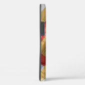 Geometrisches Holzfußmuster Case-Mate iPhone Hülle (Rückseite / Rechts)