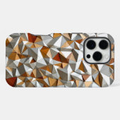Geometrisches Holzscape iPhone Hülle (Rückseite (Horizontal))