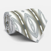 Geometrisches Illusion Monochromes Augenmuster Krawatte (Gerollt)
