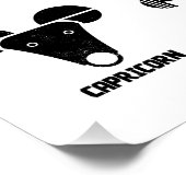 Geometrisches Indianerzodiac - 12 Vedische Zeichen Poster (Ecke)