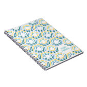 Geometrisches Journal mit geteilten Hexagonen - Tü Notizblock (Rechte Seite)