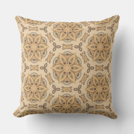 Geometrisches Jugendstil-Muster Kissen