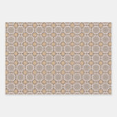 geometrisches Kaffeemodell Nr. 1 Geschenkpapier Set (Vorderseite 2)