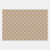 geometrisches Kaffeemodell Nr. 1 Geschenkpapier Set (Vorderseite)