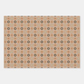 geometrisches Kaffeemodell Nr. 4 Geschenkpapier Set (Vorderseite)