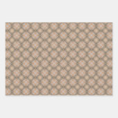 geometrisches Kaffeemodell Nr. 5 Geschenkpapier Set (Vorderseite)