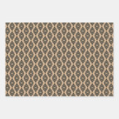 geometrisches Kaffeemodell Nr. 7 Geschenkpapier Set (Vorderseite)