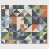 Geometrisches Kaleidoskop Geschenkpapier (Flach)