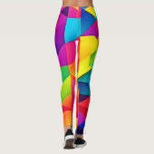 Geometrisches Kaleidoskop Leggings (Rückseite)