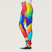 Geometrisches Kaleidoskop Leggings (Links)