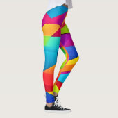 Geometrisches Kaleidoskop Leggings (Rechts)