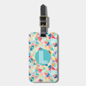 Geometrisches Kaleidoskop Y2K-Muster Gepäckanhänger (Vorderseite vertikal)