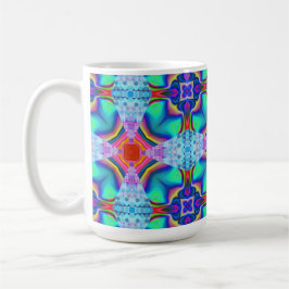 Geometrisches Kaleidoskopmuster Kaffeetasse