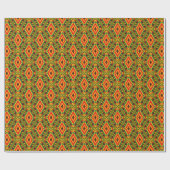 Geometrisches Kente Pattern-Papier Geschenkpapier (Flach)