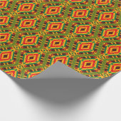 Geometrisches Kente Pattern-Papier Geschenkpapier (Ecke)