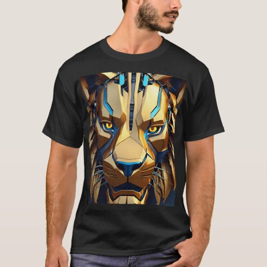 Geometrisches King T-Shirt (Vorderseite)