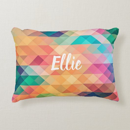 Geometrisches Kissen (Vorderseite)