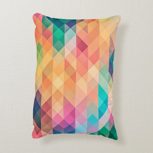 Geometrisches Kissen (Rückseite(Vertikal))