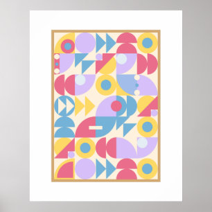 geometrisches klassisches Bauhaus-Plakat Poster