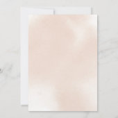 Geometrisches klassisches rosa rosa Rosenbläschen Einladung (Rückseite)