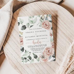 Geometrisches klassisches rosa rosa Rosenbläschen Einladung