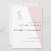 Geometrisches Korallen - neuer bemerkenswerter epi Einladung (Vorderseite)