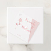 Geometrisches Korallenbemerkungsbudget Geschenkanhänger (Beispiel)