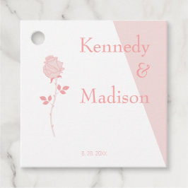 Geometrisches Korallenbemerkungsbudget Geschenkanhänger