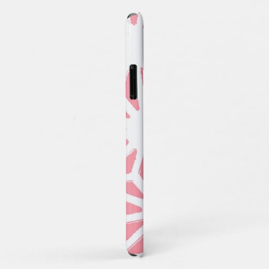 Geometrisches Korallenmuster Case-Mate iPhone Hülle (Hinten/Rechts)