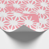 Geometrisches Korallenmuster Geschenkpapier (Ecke)