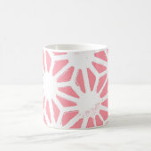 Geometrisches Korallenmuster Kaffeetasse (Mittel)