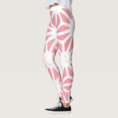 Geometrisches Korallenmuster Leggings (Links)