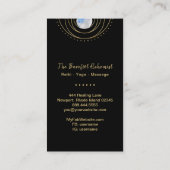 *~* geometrisches kosmisches heiliges Geometrie Visitenkarte (Rückseite)