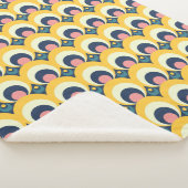 Geometrisches Kreis-Muster Sherpadecke (3/4)