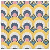 Geometrisches Kreis-Muster Stoff (Nahaufnahme)