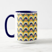 Geometrisches Kreis-Muster Tasse (Links)