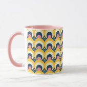 Geometrisches Kreis-Muster Tasse (Links)