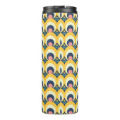 Geometrisches Kreis-Muster Thermosbecher (Rückseite)