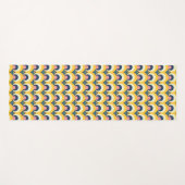 Geometrisches Kreis-Muster Yogamatte (Vorderseite (Horizontal))