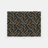Geometrisches kreisförmiges Muster Fleece-Decke Fleecedecke (Vorderseite (Horizontal))